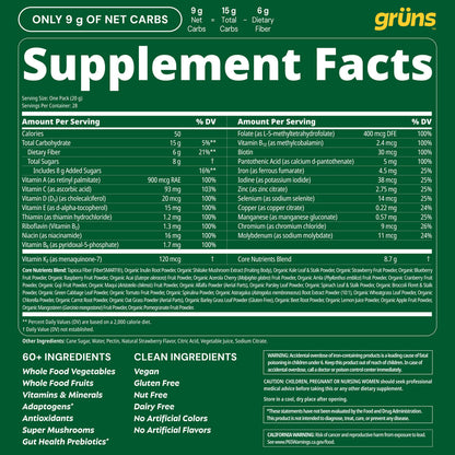 Grüns Superfood Gummies（Original）